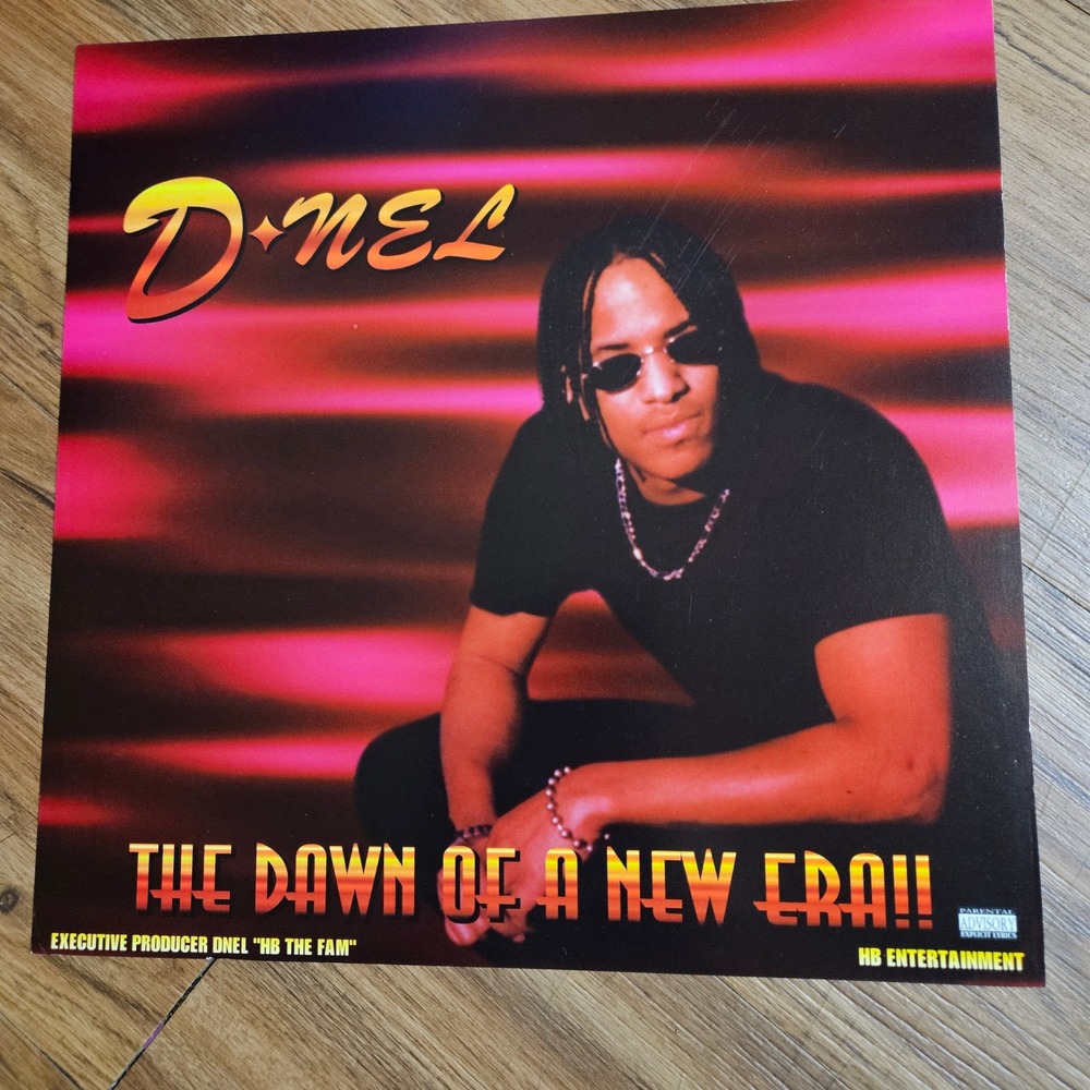 D-Nel – The Dawn Of A New Era 1998 Promo‎ Flat Album Poster 12x1212x12 Gangsta